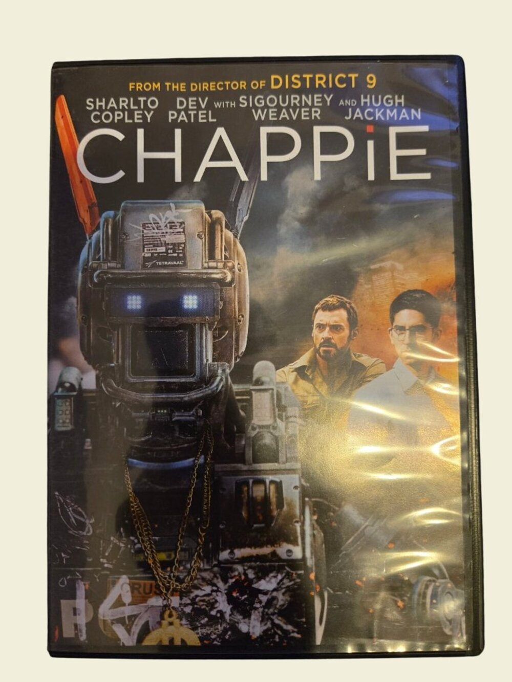 Chappie DVD Sci-Fi Action R-Rated Sigourney Weaver Hugh Jackman